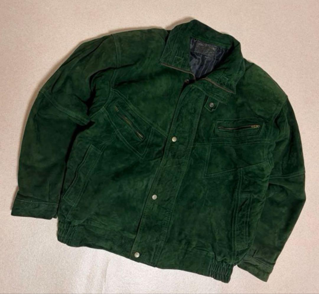 ジャケット・アウター 80s 90s Suede Leather Harrinton Jacket
