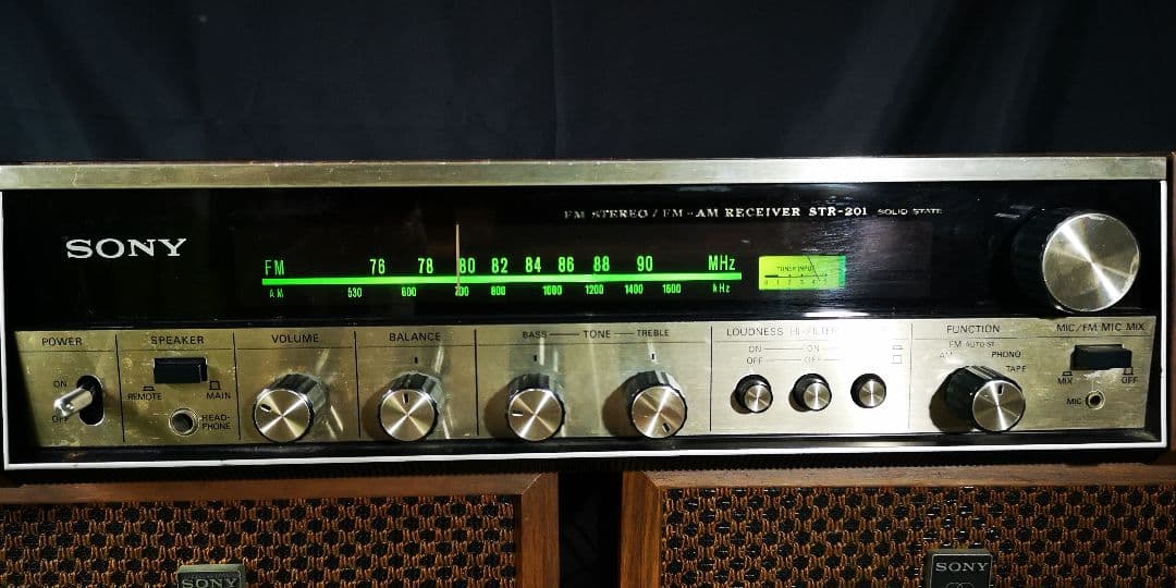 ラジオ・コンポ SONY STR-201 FM /AM STEREO RECEIVER