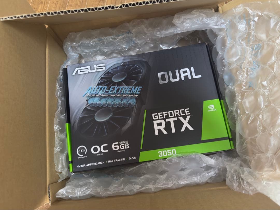 グラフィックボード・グラボ・ビデオカード ASUS GeForce RTX 3050 OC 6GB