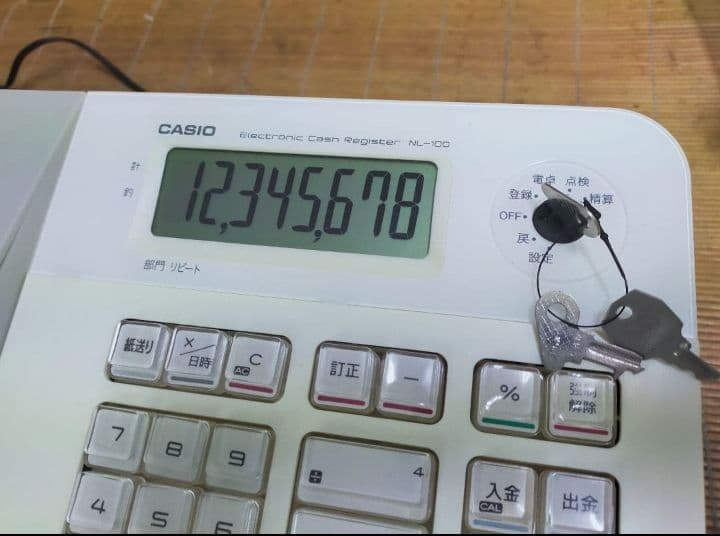 カシオレジスター　SE-G1/NL100　人気機種　送料無料　190899