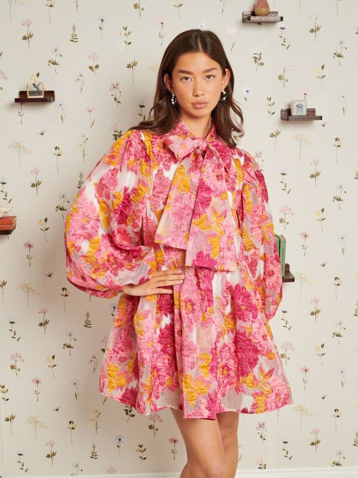 新品未使用　シスタージェーン　ミニ　ワンピース　ジャガード