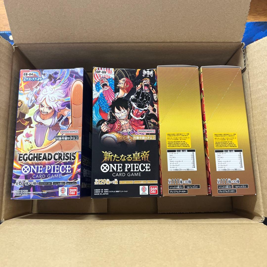 ワンピースカード 4BOXまとめ売り　テープ付　EGGHEAD CRISIS 他