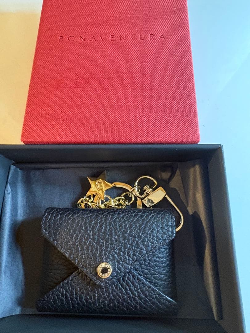 ボナベンチュラ　スターチェーンキーホルダー　ブラック