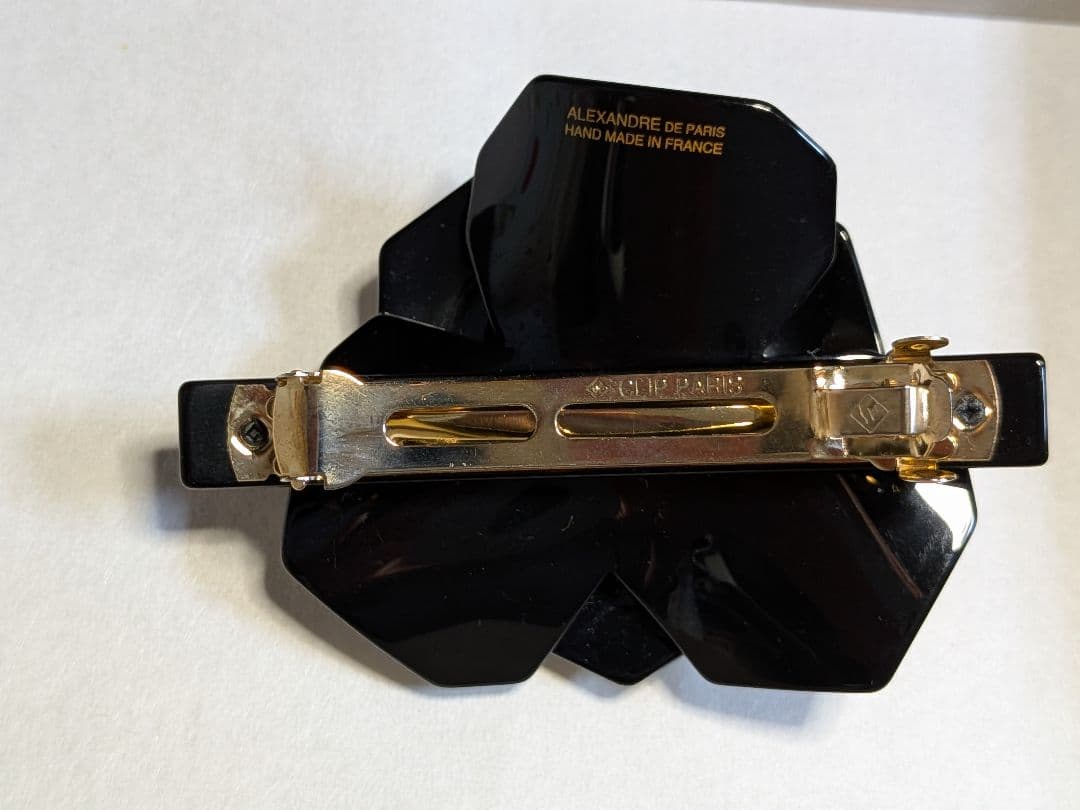 【アレクサンドル ドゥ パリ】 50周年限定カメリアバレッタ8cm