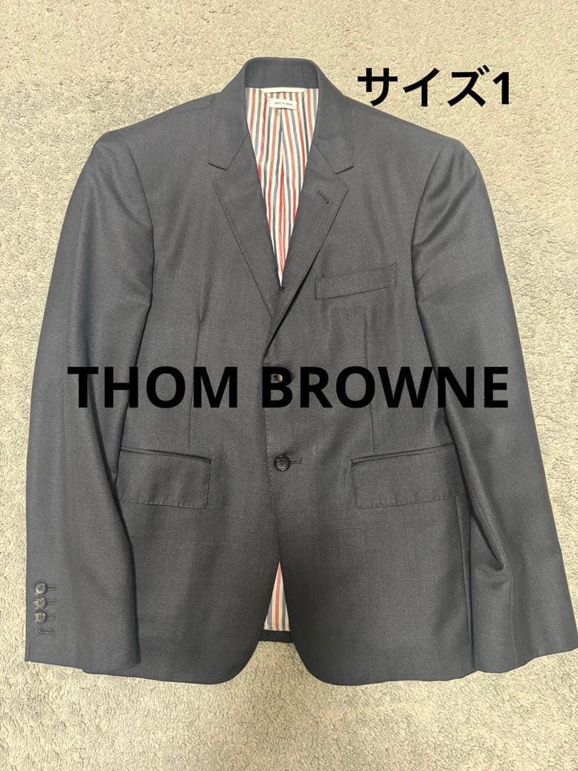 THOM BROWNE チャコールグレー ジャケット　サイズ1