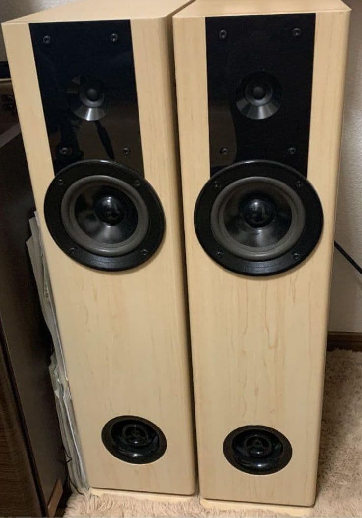 ツインウーファー トールボーイスピーカー アンプ内蔵