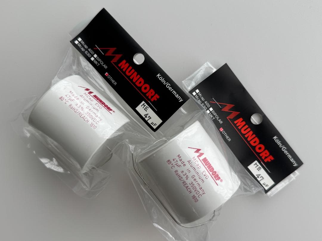 Mundorf フィルムコンデンサー Evo350-47.0μF 2個セット