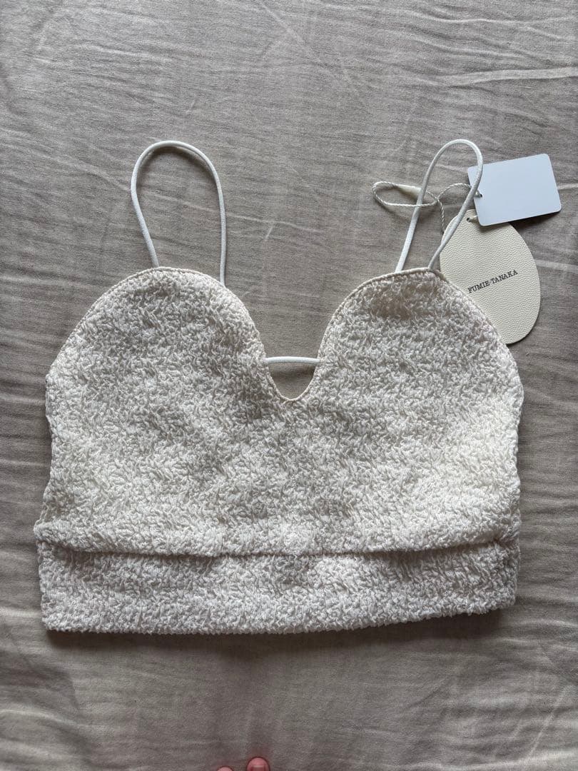 FUMIE TANAKA ビスチェ　白 ホワイト 新品タグつき