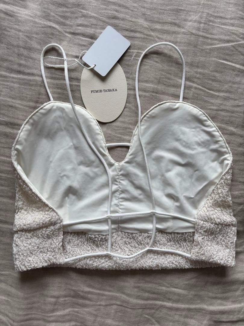 FUMIE TANAKA ビスチェ　白 ホワイト 新品タグつき
