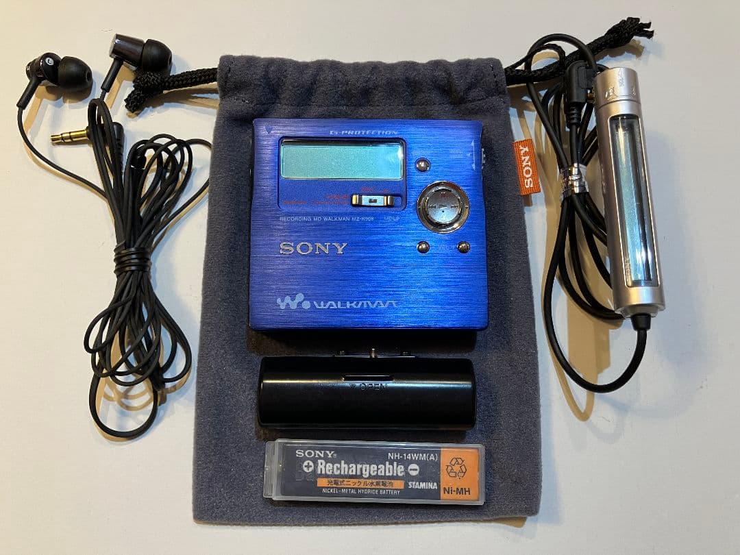 ◇◇ソニー SONY MDウォークマンMZ-R909 録音・再生 動作品◇◇