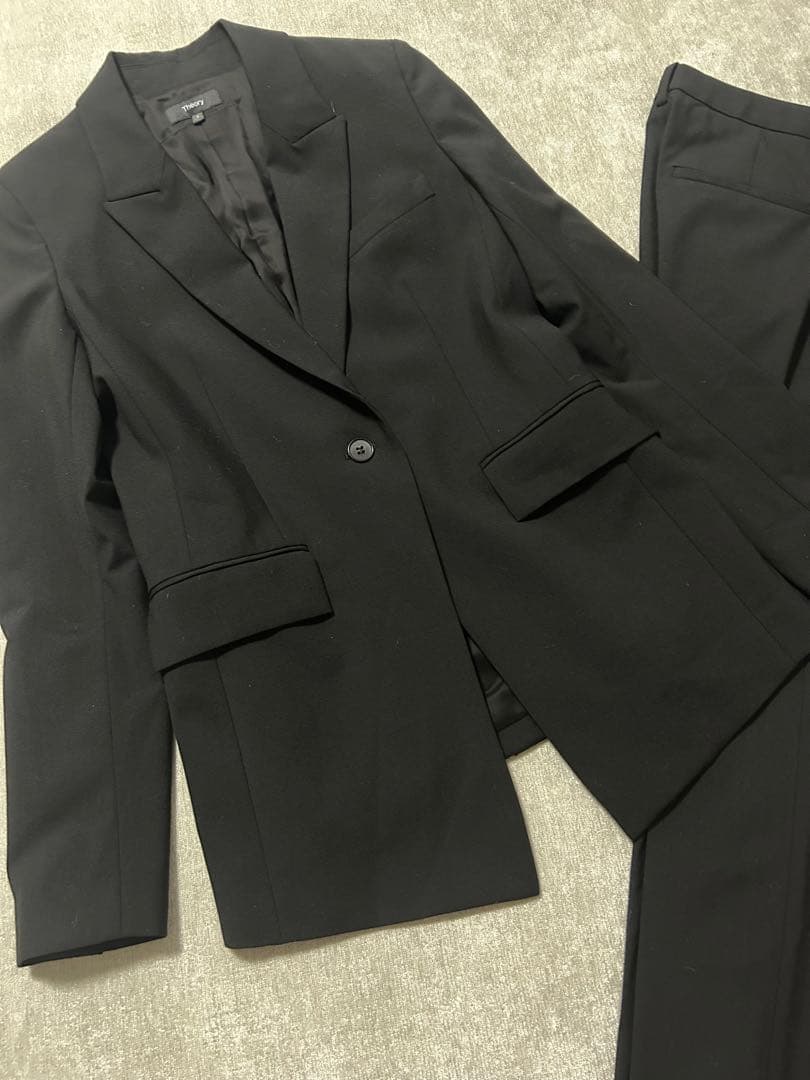 【美品】Theory⭐︎セオリー 2023AW 上質ウールパンツスーツ　上下セット