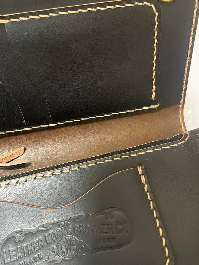 小物 LEATHER WORKS BROTHER TRUCKER WALLET02