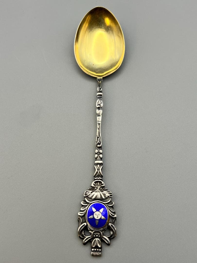 SILVER950 925 600 銀製 刻印 スプーン 9点 重量144g