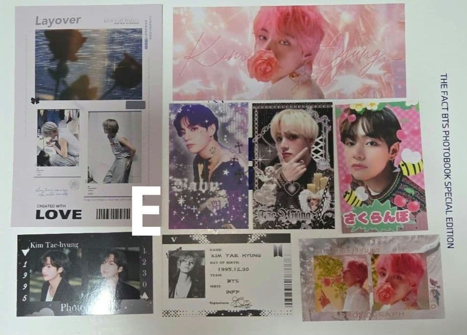 BTS テテ　おもしろ トレカ 他 Eセット