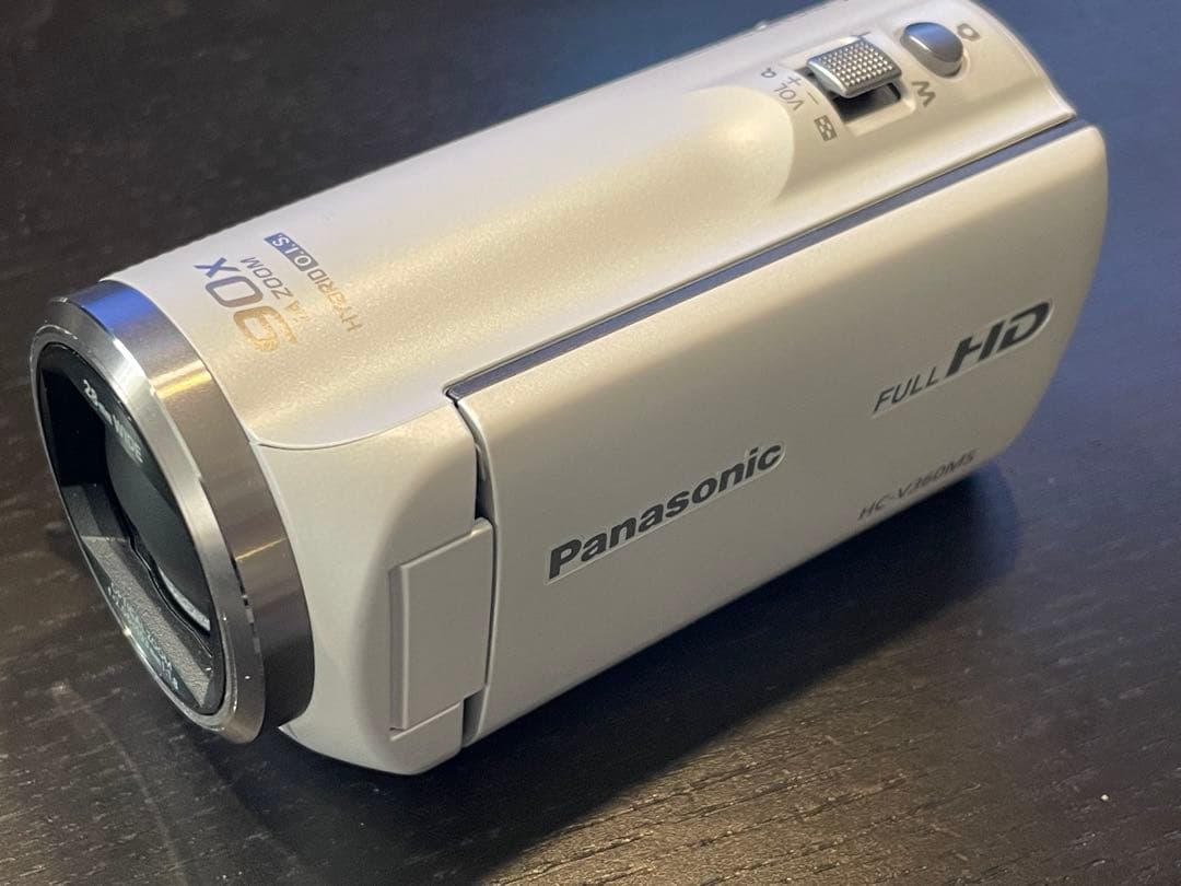 Panasonic HC-V360MS-W ビデオカメラ バッテリー付き 中古
