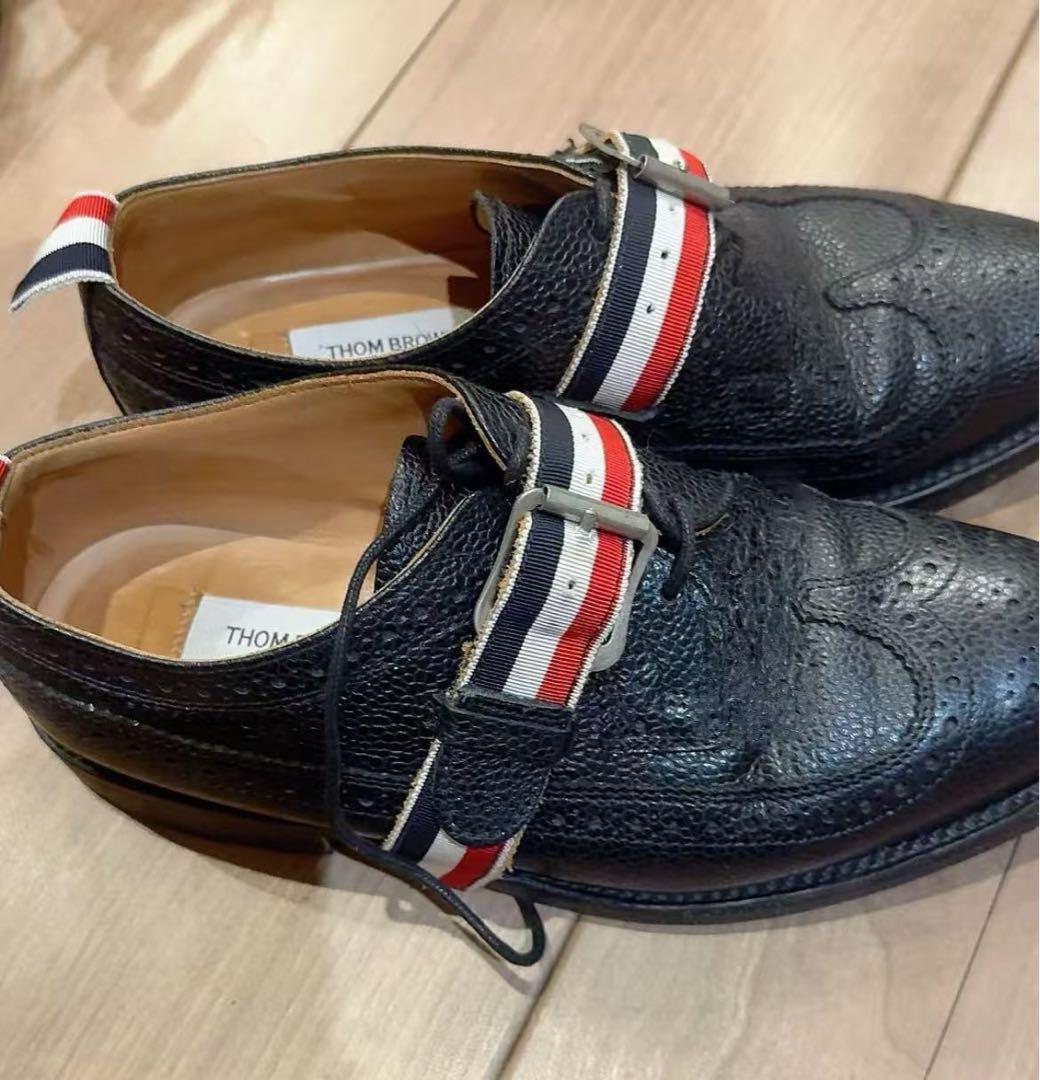 激安【送料無料】男女兼用トムブラウン★ウイングチップ★イタリア製