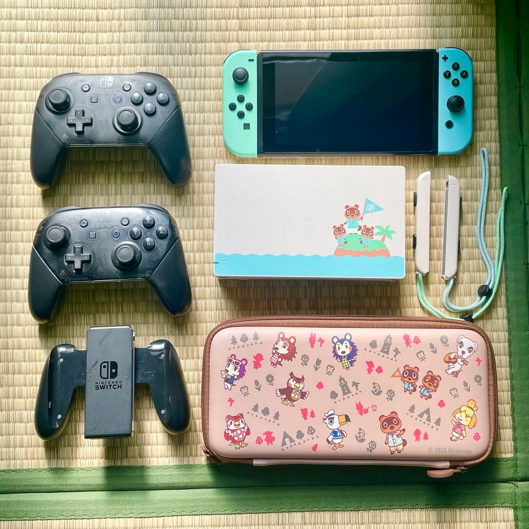 Switch あつまれどうぶつの森セット プロコン2台付き