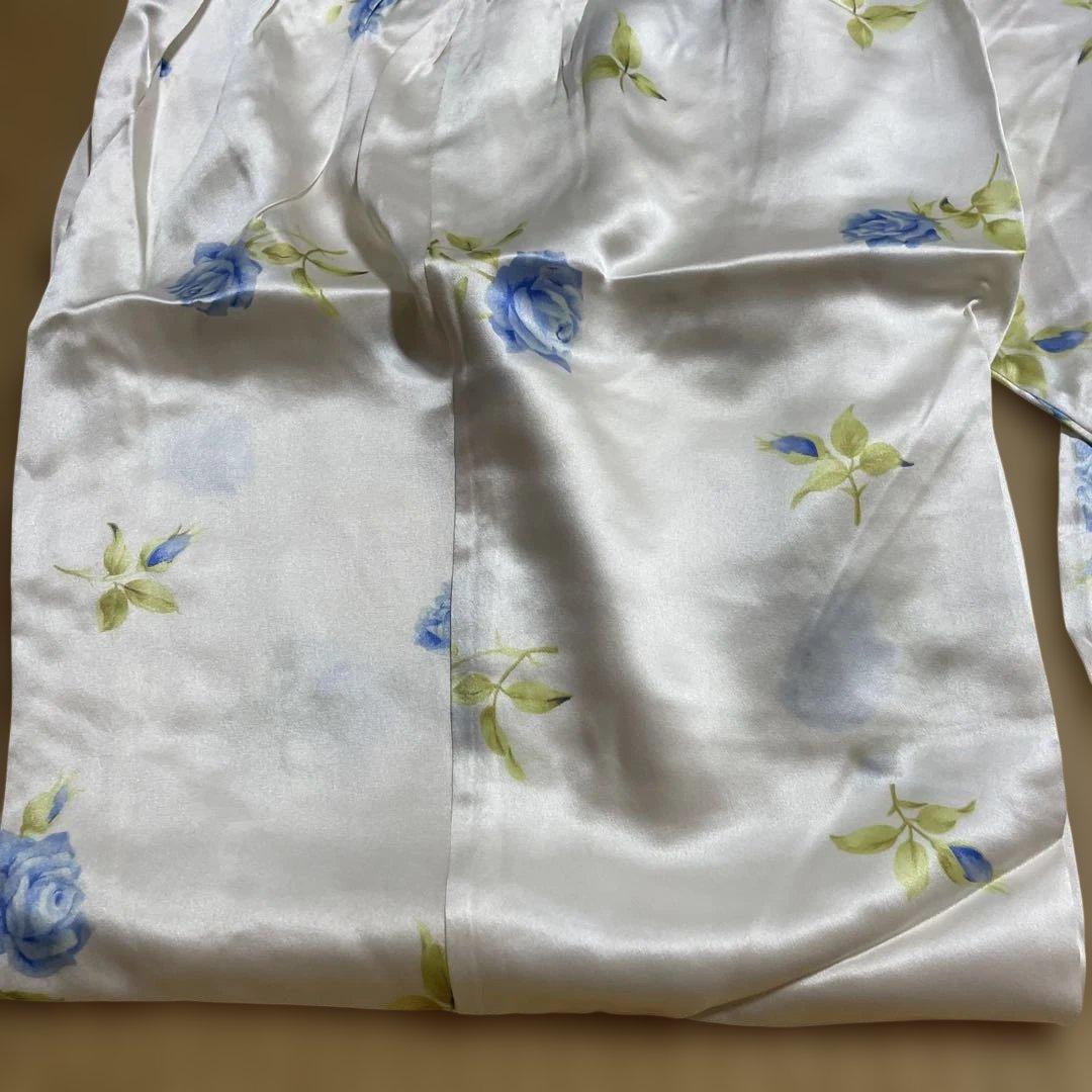 メ*ロ様 ワコール　絹　シルク　花柄　バラ　パジャマ