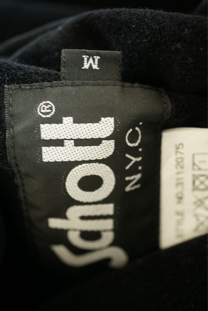 Schott リバーシブル ベロア スカジャン スカル 刺繍 ジャケット