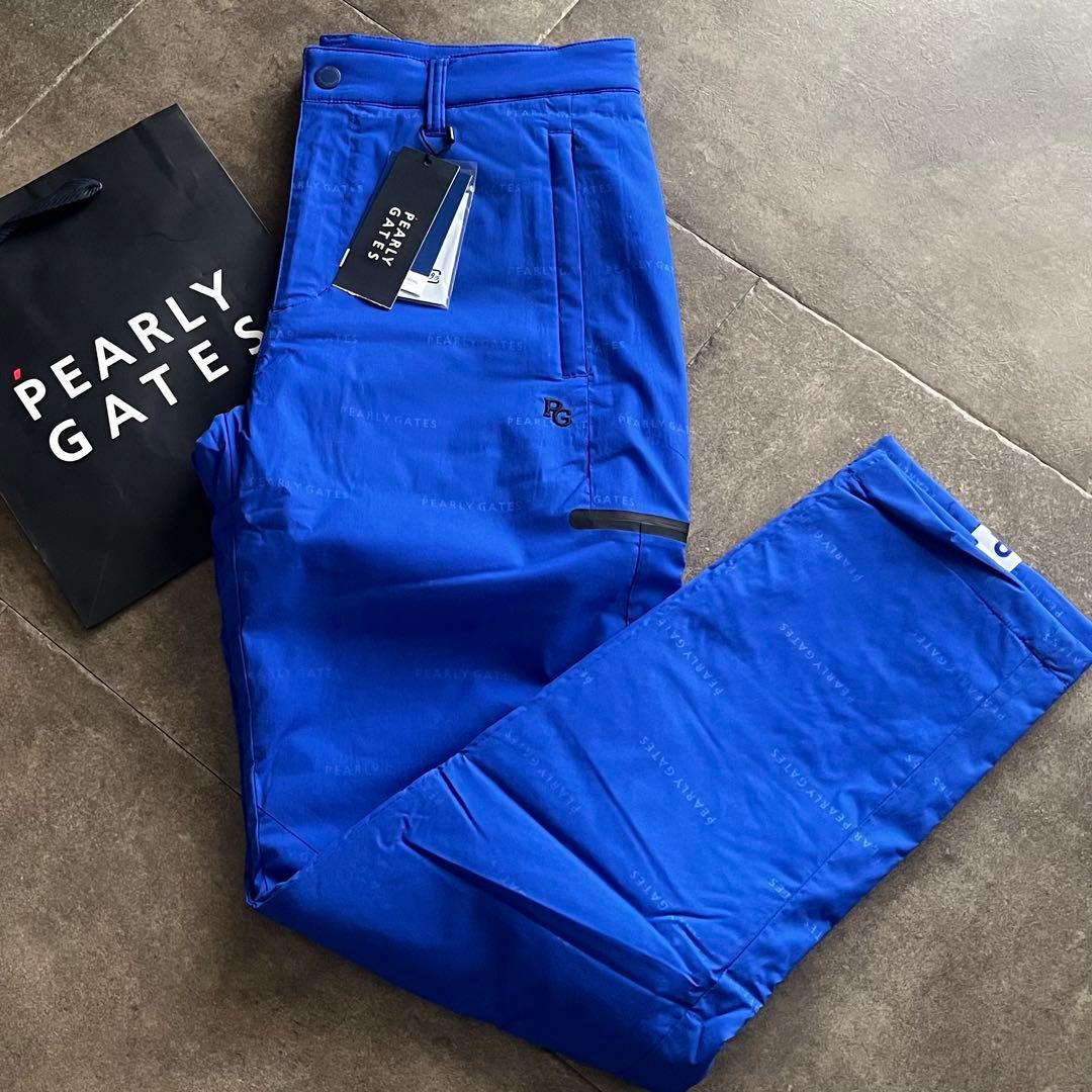 【新品】 パーリーゲイツ ナイロンストレッチロゴジャガード パンツ 5 Lサイズ