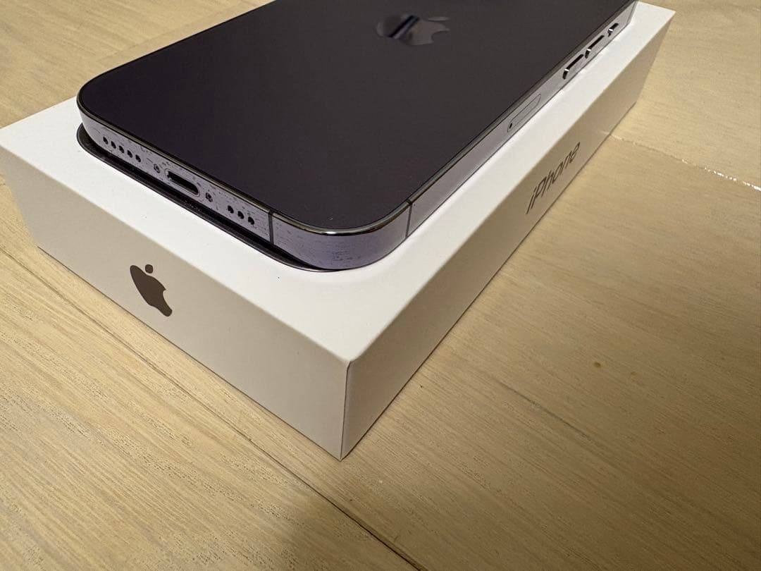 【美品】Apple iPhone 14 Pro 128GB ディープパープル