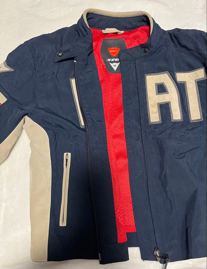ハイドロゲン　ライダースジャケット FIAT ネイビー 46