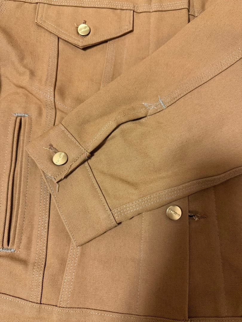 【USA製ヴィンテージ】Carhartt トラッカージャケットサイズ42【レア】