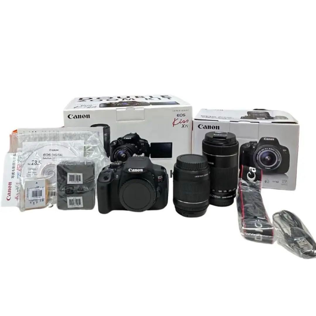 【値下げ】Canon EOS Kiss x7i ダブルズームレンズキット