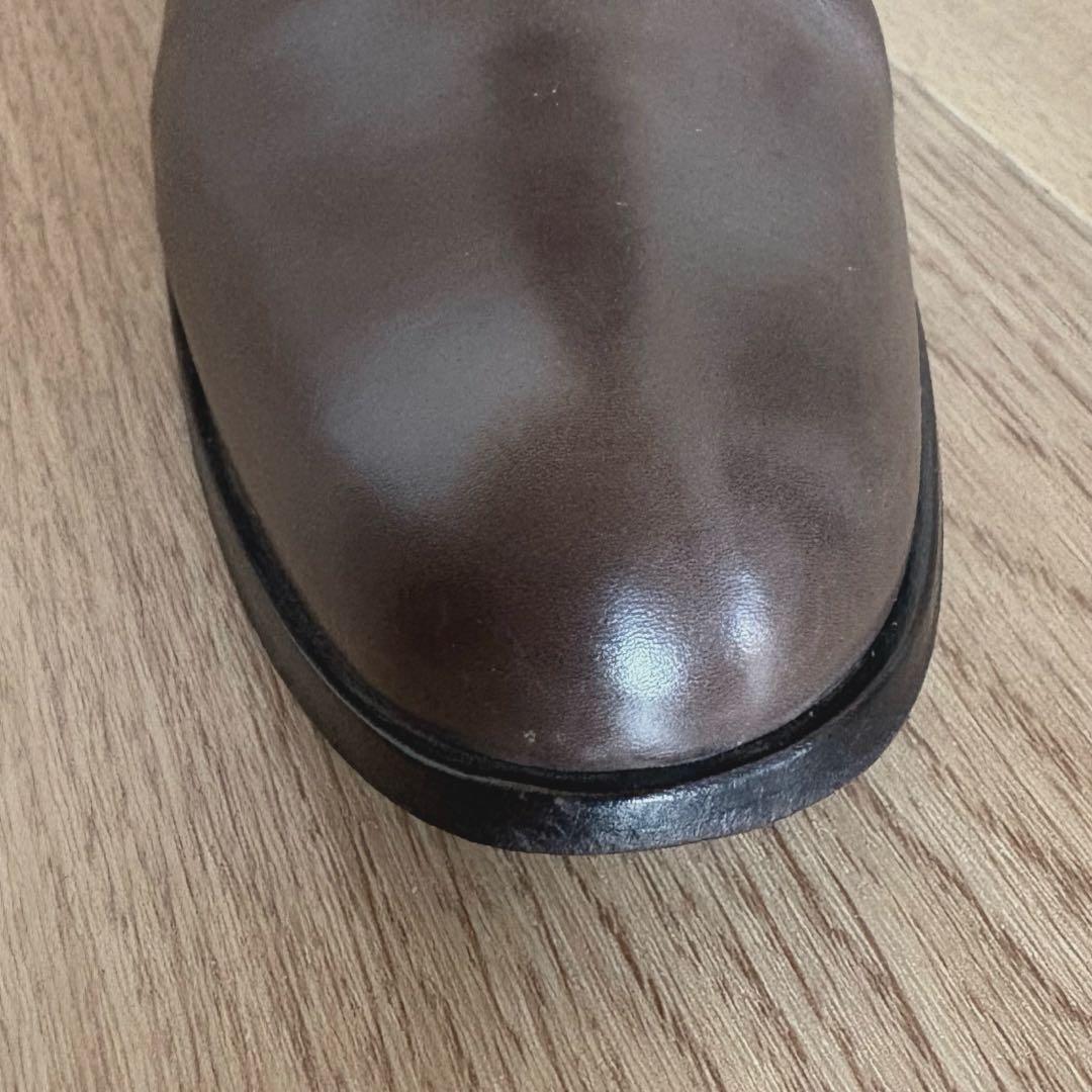 SARTORE★サルトル37.5 ダークブラウン 本革 ロングブーツ