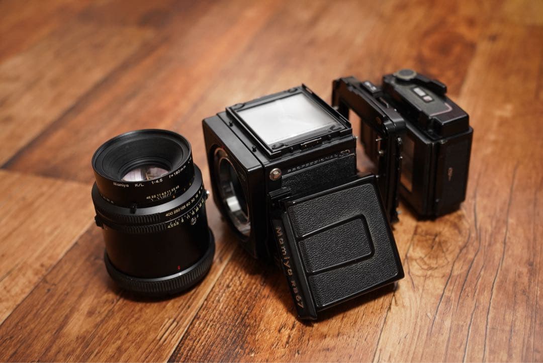 Mamiya RB67 中判カメラ 180mmレンズ付き