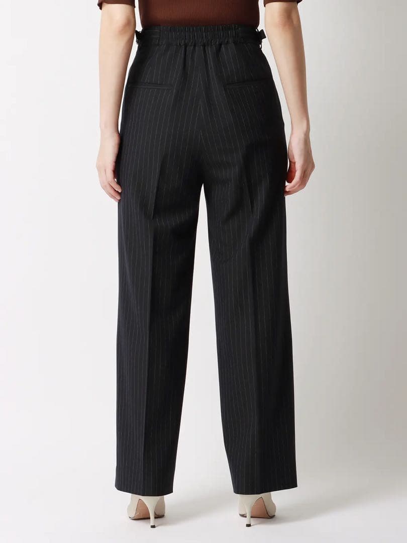 【スーツスクエア】新品 スーツ ウォッシャブル ストレッチ ピンストライプ