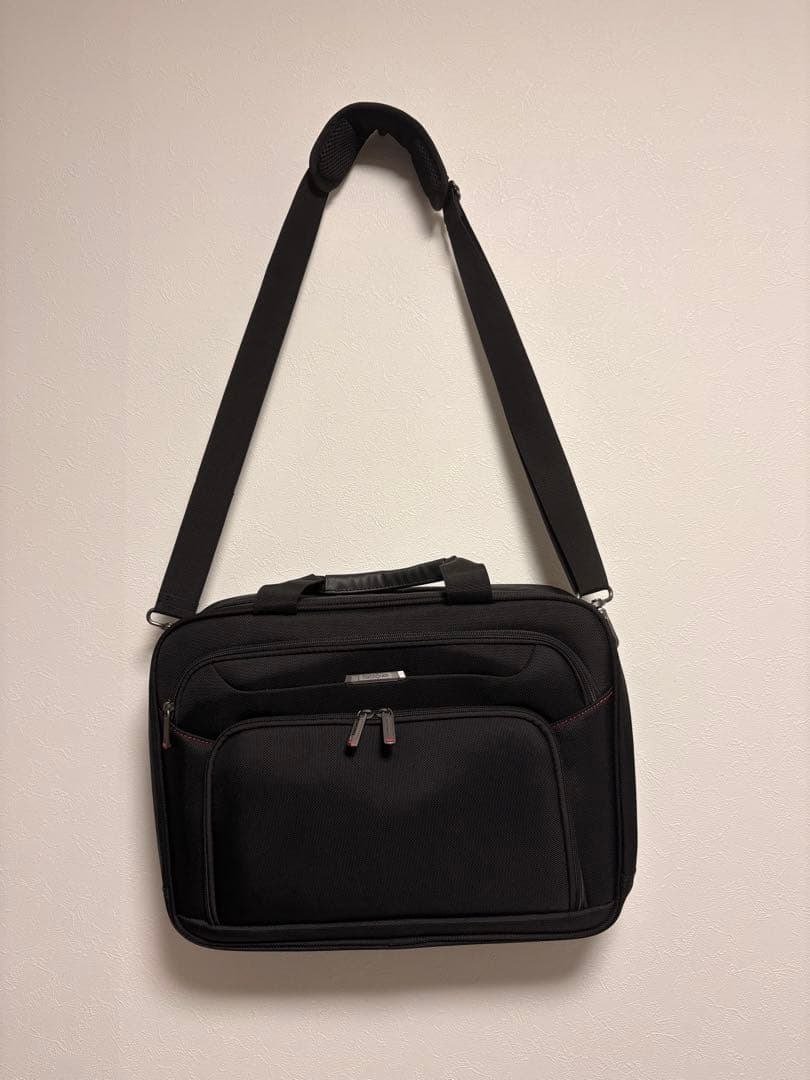 いちご❗️ サムソナイト 2way ビジネスバッグ ブラック