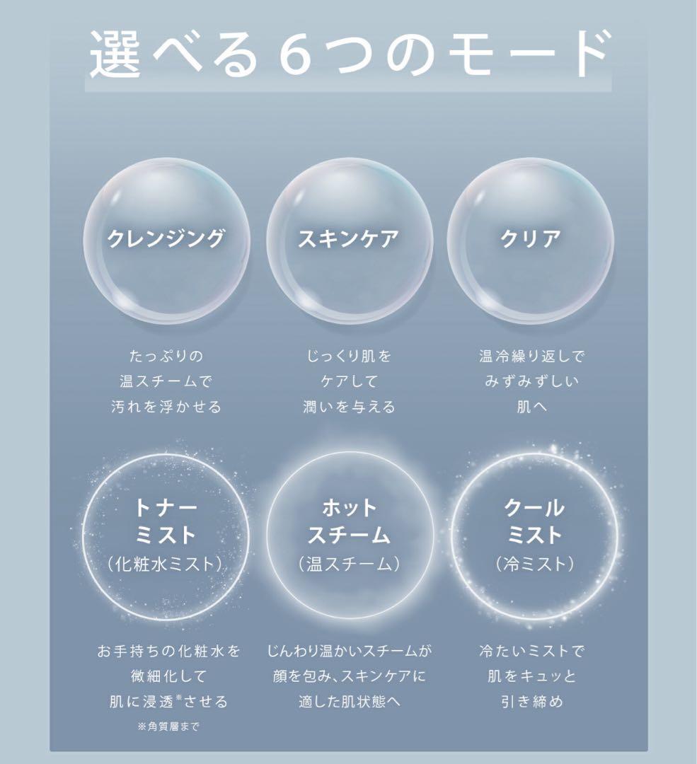 【新品】SALONIAピュアブライトスチーマー　サロニア 温冷 化粧水ミスト