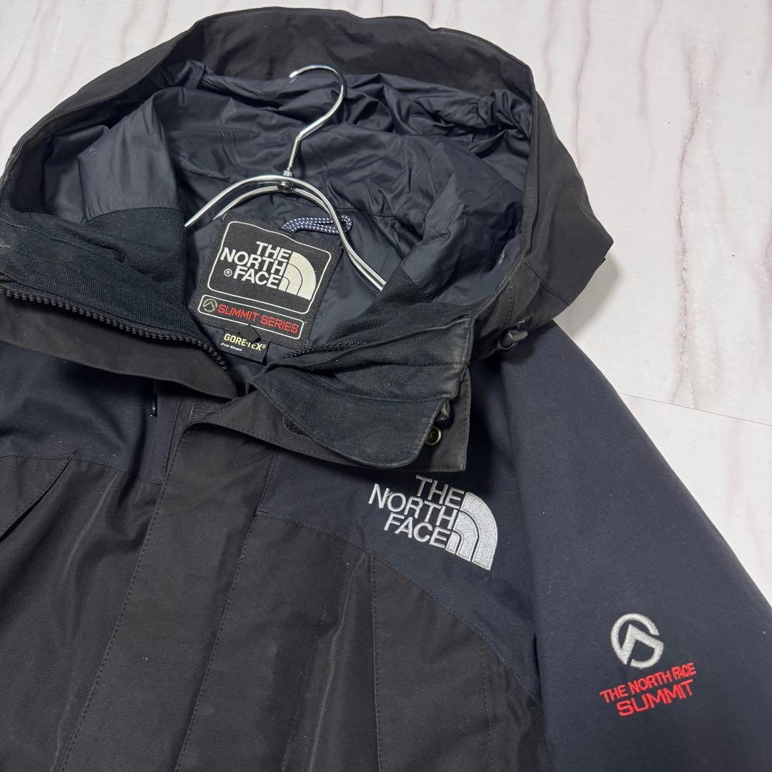 激レア✨赤サミット ノースフェイス ゴアテックス マウンテンパーカ ブラック L