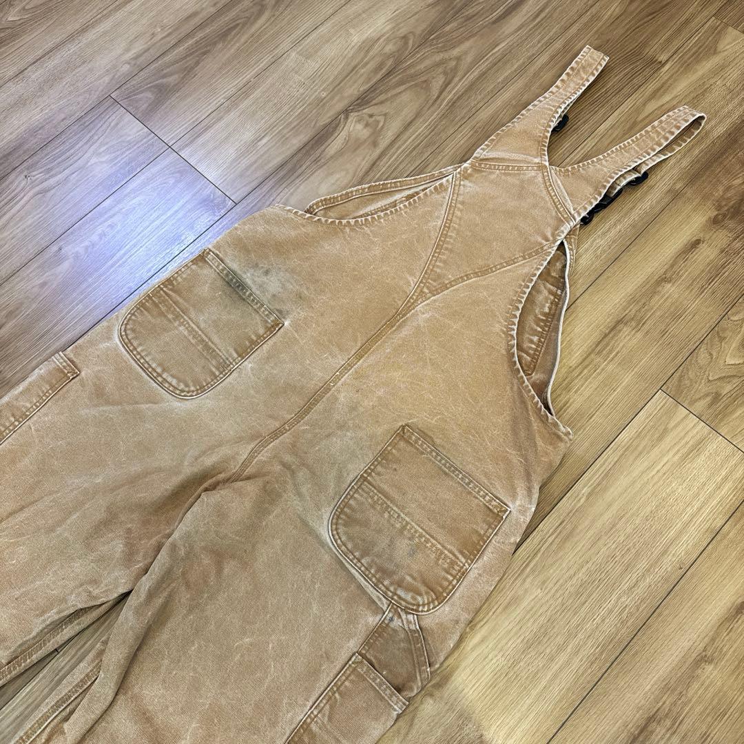 90s Carhartt カーハート ダック ダブルニー オーバーオール FR