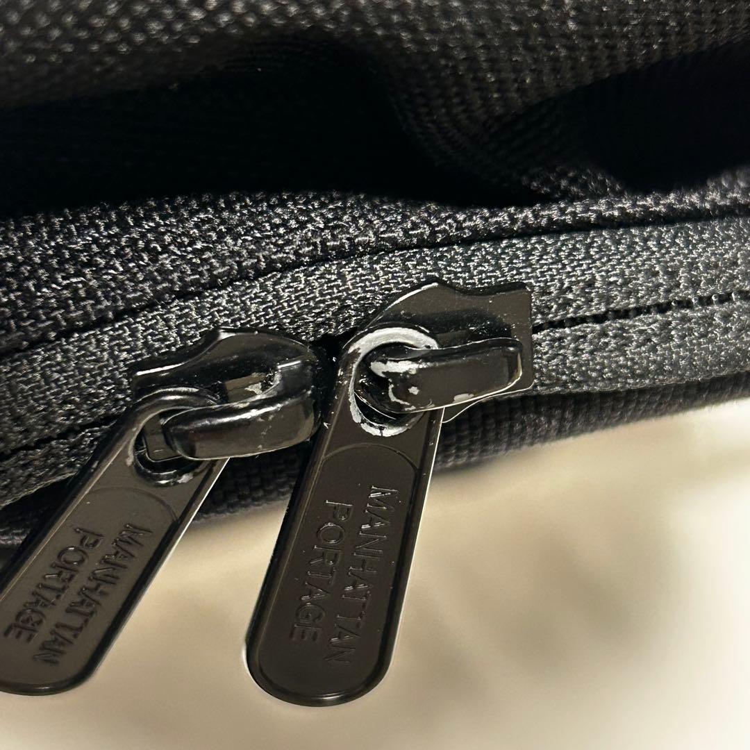 【極美品】マンハッタンポーテージ　JALオリジナル クロス ボディバッグ 黒