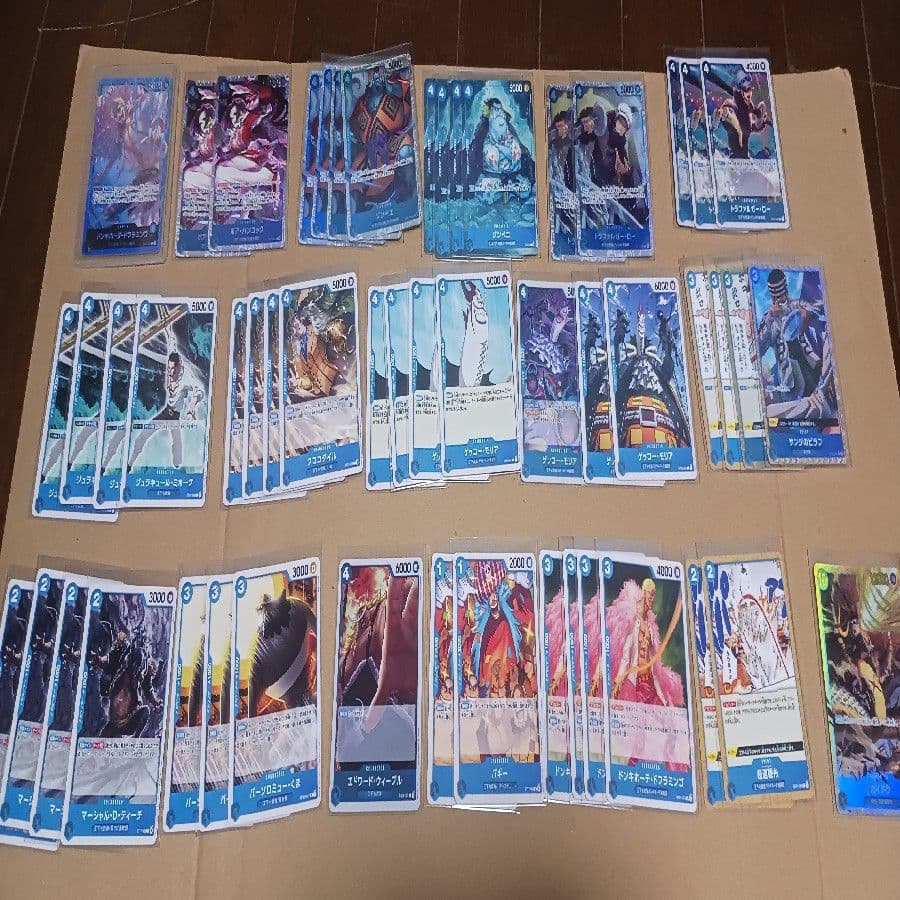 ワンピースカード引退品、約5000枚