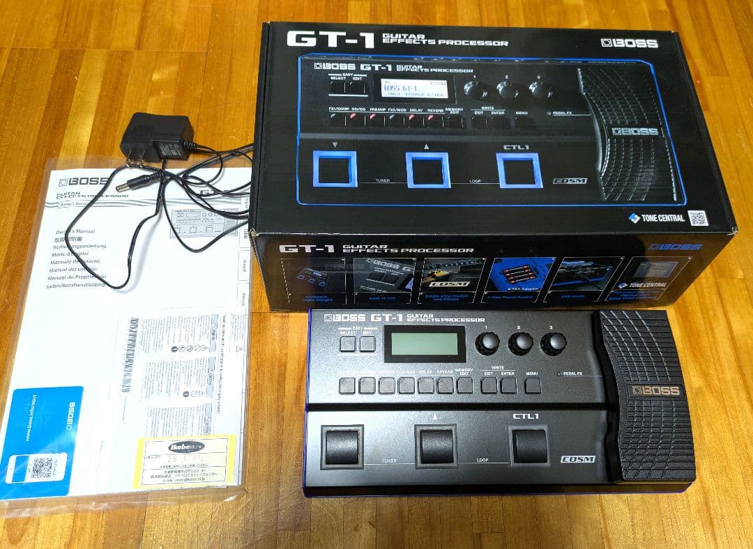 【超美品】BOSS GT-1 ／汎用アダプター付き