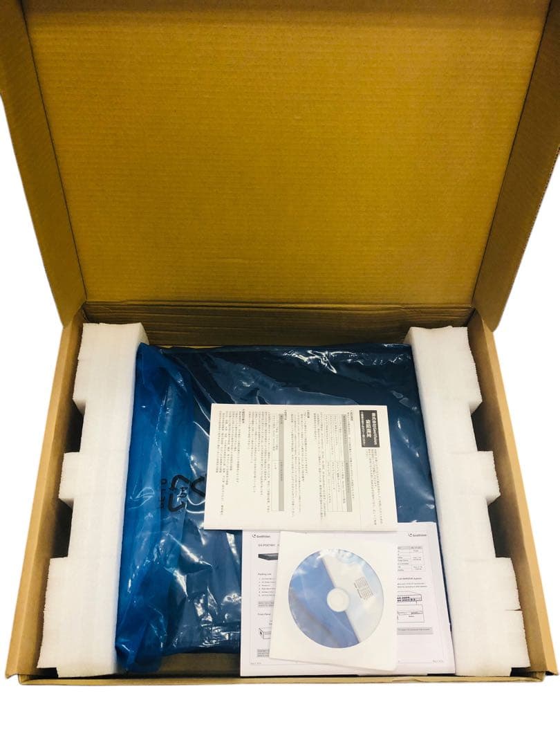 【開封済・未使用】GeoVision GV-POE1601 16ポート ハブ