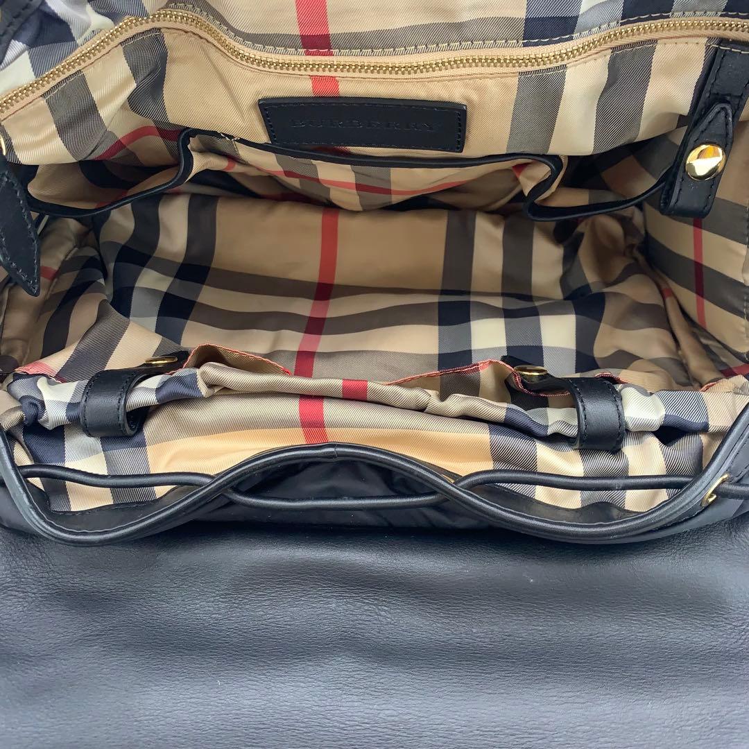 希少！Burberry ノバチェックマザーズバッグ キルティングレザー2Way