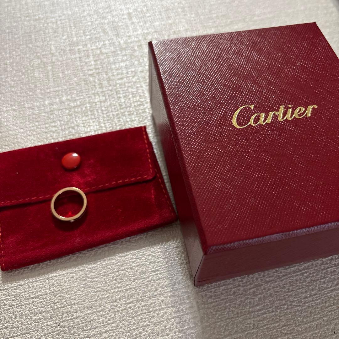 カルティエ　ダイヤモンドリング　7号