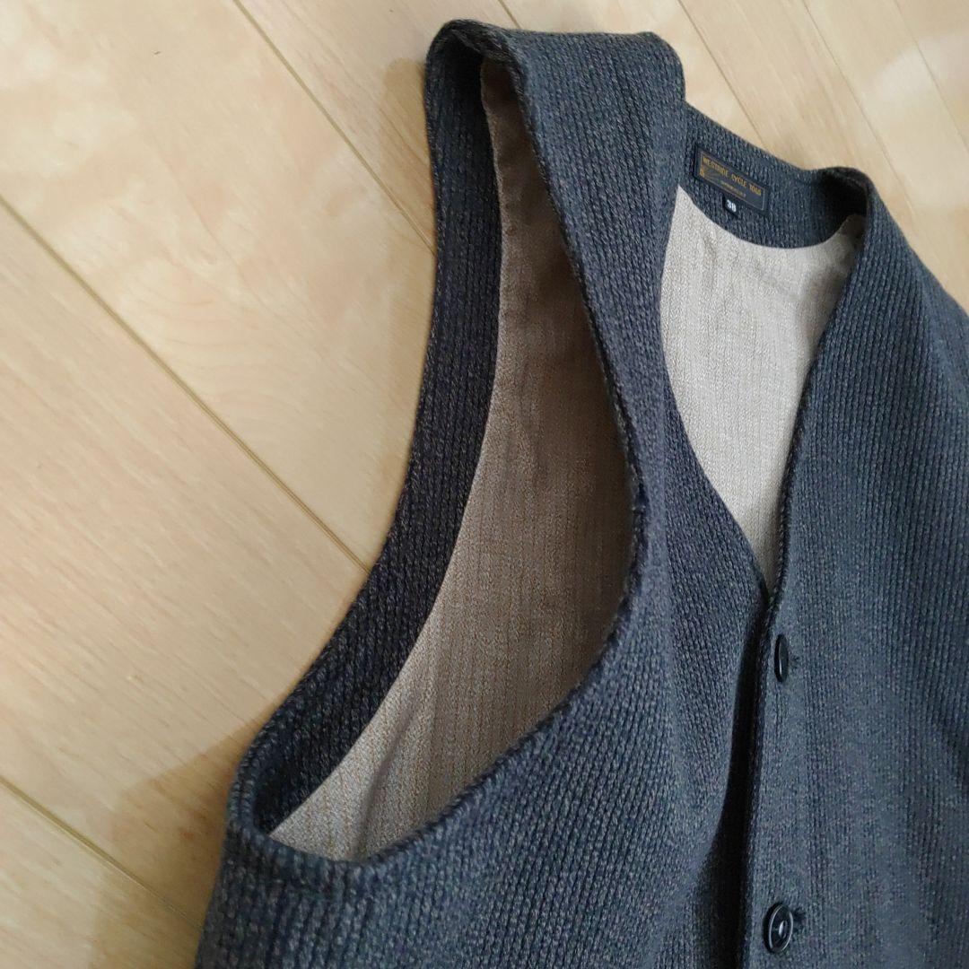 極美品　WESTRIDE CYCLE TOGS ベスト 38サイズ ダークグレー