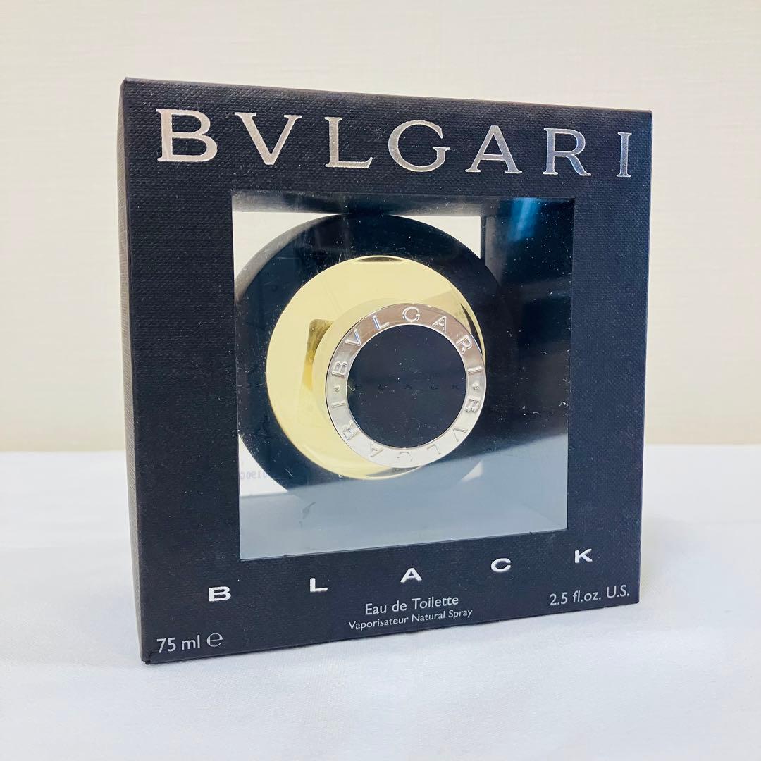 希少　新品　BVLGARI ブルガリ　ブラック　オードトワレ　香水　75ml