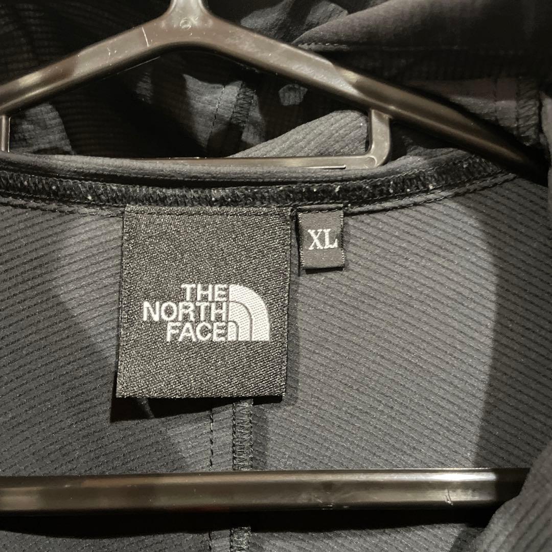 【美品】ノースフェイス　スワローテイル フーディ　XL 黒×赤