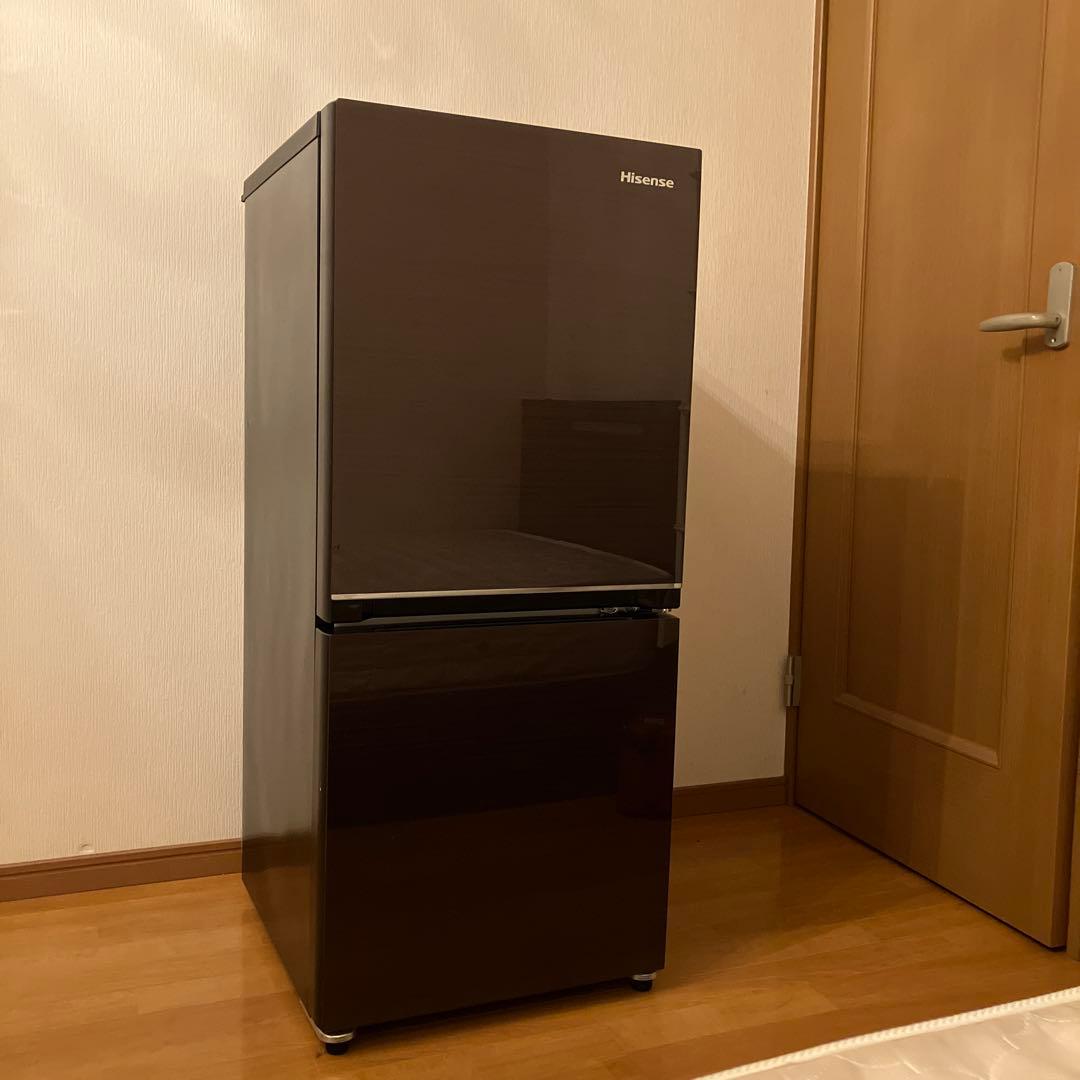 Hisense 冷凍冷蔵庫。単身用。