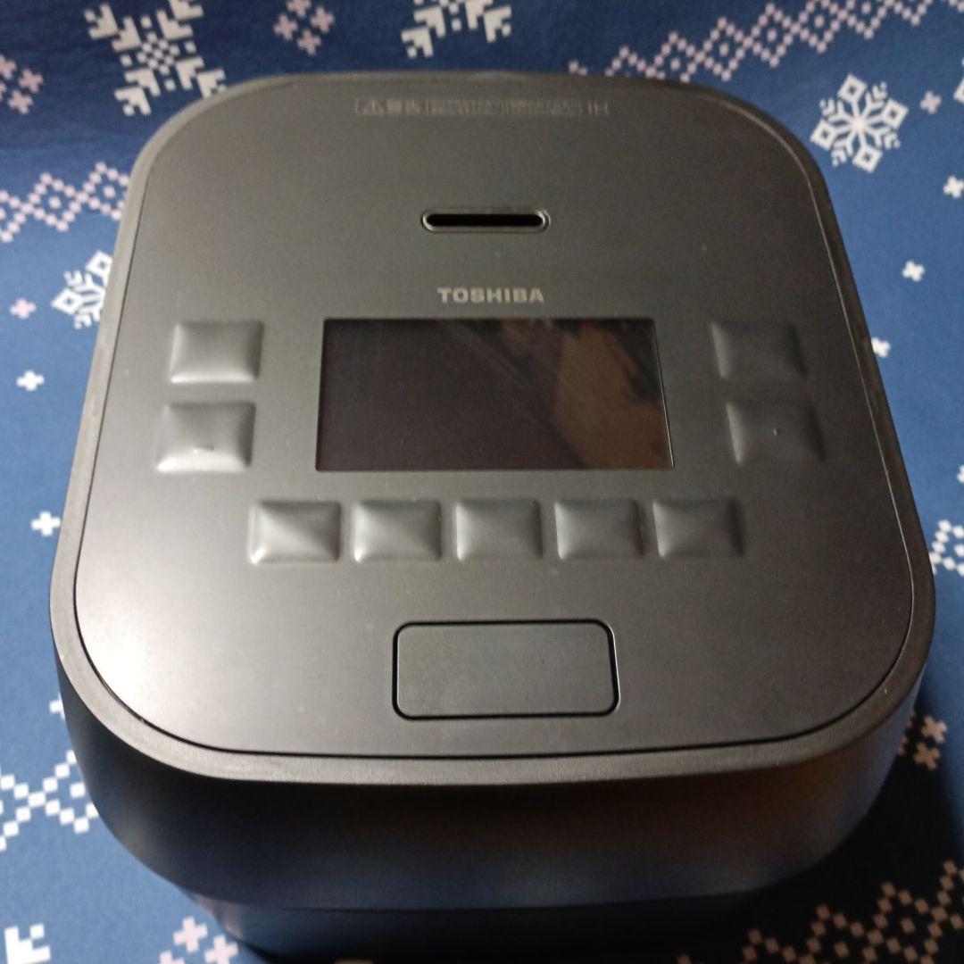 TOSHIBA 真空圧力IH RC-10MGW 炊飯器 5.5合 ブラック