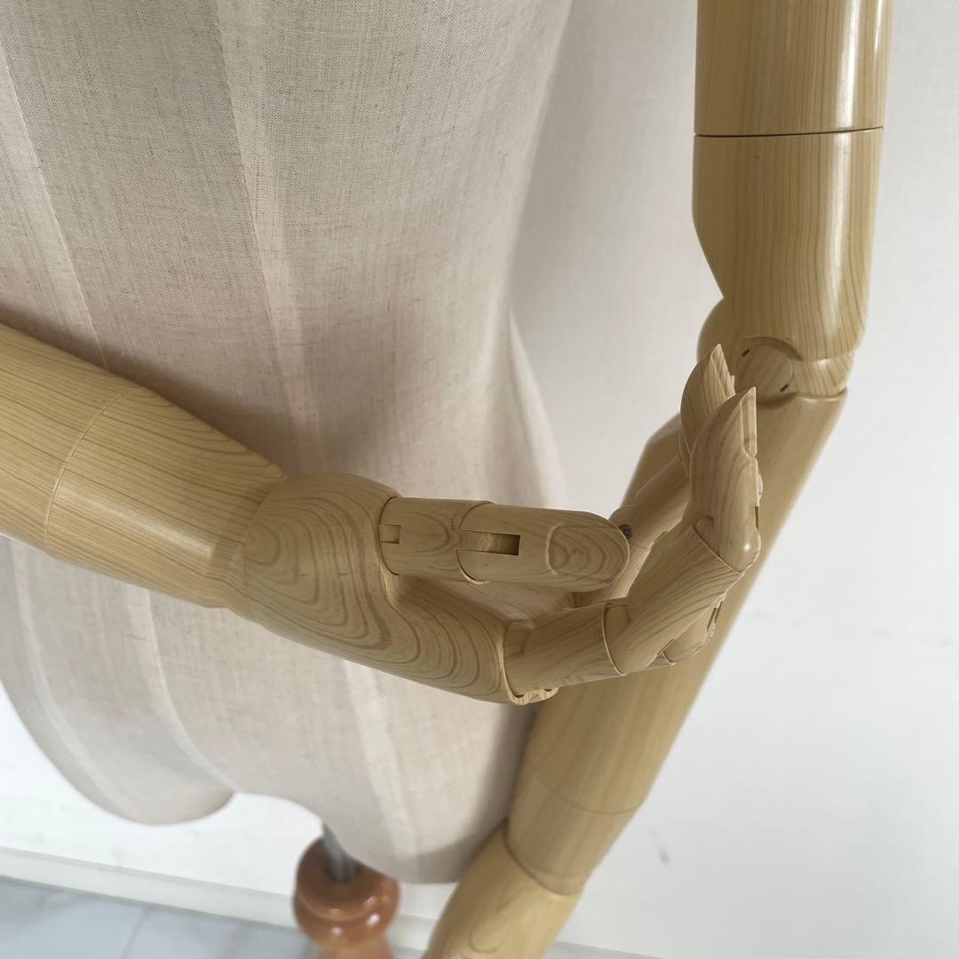 美品✨腕付き レディース トルソー 麻 猫脚パンツ可能　女性 アーム付きトルソー