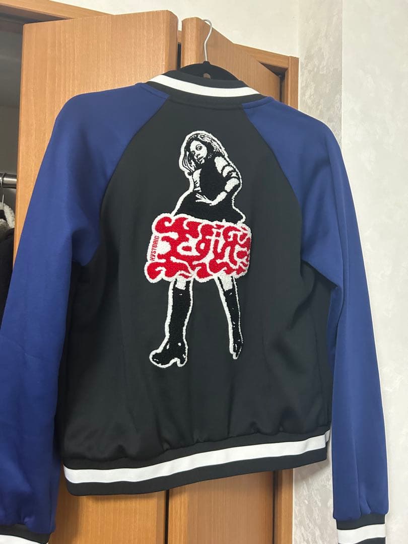 HYSTERIC X-GIRL スタジャン 黒青