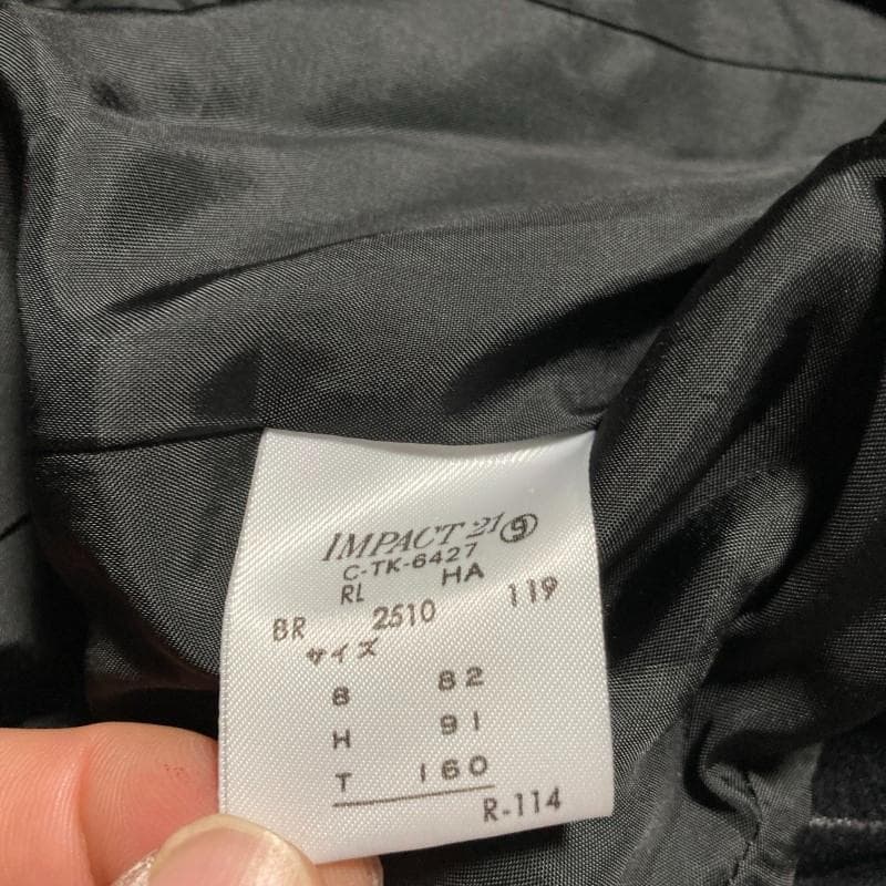 ラルフローレン★パンツスーツ セットアップ ストライプ ジャケット 黒 9