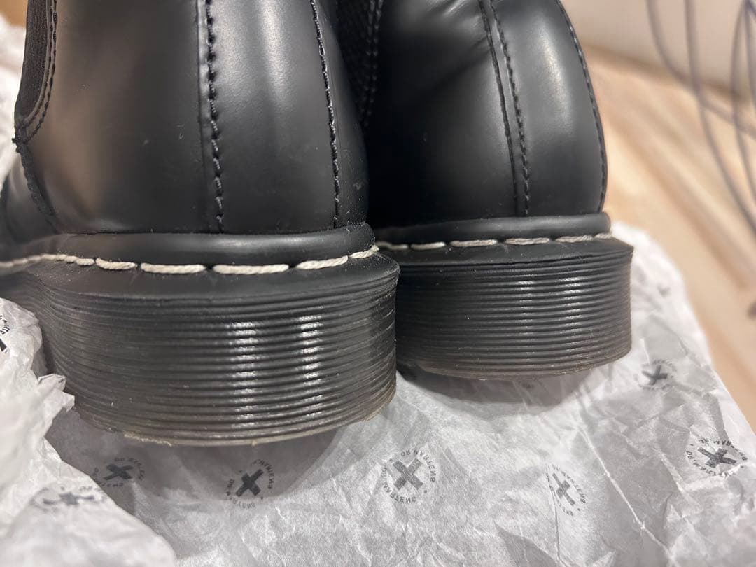 【Dr. Martens】 チェルシーブーツ 白ステッチ 【22cm】